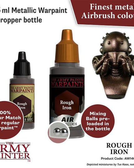 The Army Painter Warpaints Air: (Metallics) Rough Iron AW1468