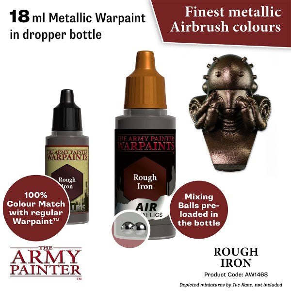 The Army Painter Warpaints Air: (Metallics) Rough Iron AW1468