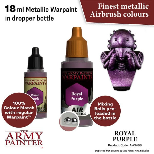 The Army Painter Warpaints Air: (Metallics) Royal Purple AW1488