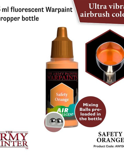 The Army Painter Warpaints Air: (Fluorescent) Safety Orange AW1505
