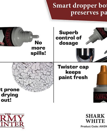 The Army Painter Warpaints Shark White AW3102