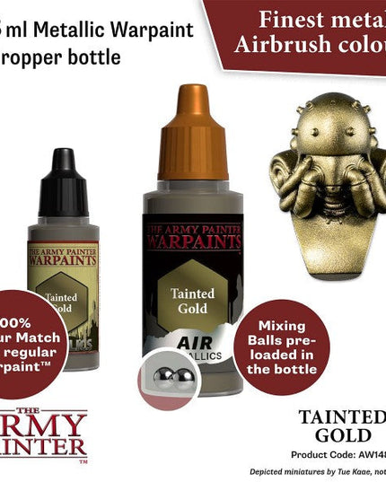 The Army Painter Warpaints Air: (Metallics) Tainted Gold AW1482