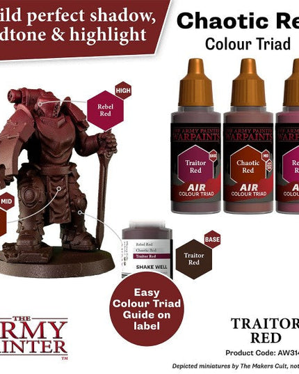 The Army Painter Warpaints Air Fairy Traitor Red AW3142