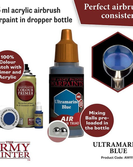 The Army Painter Warpaints Air: Ultramarine Blue AW1115