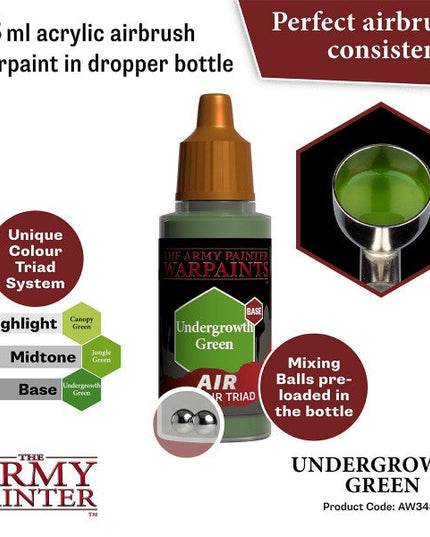 The Army Painter Warpaints Air Undergrowth Green AW3433