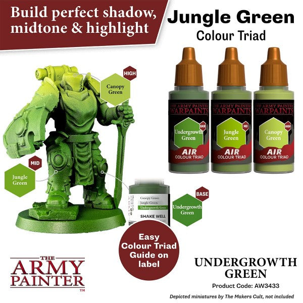 The Army Painter Warpaints Air Undergrowth Green AW3433