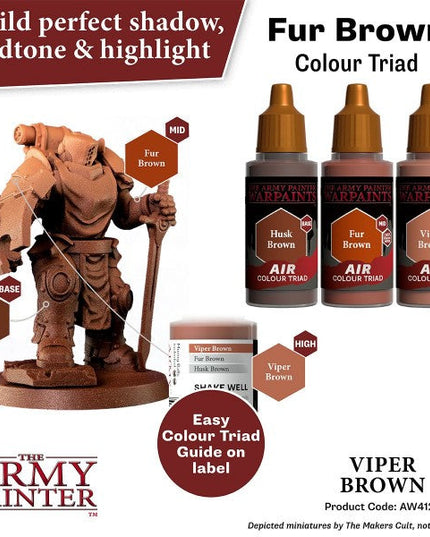 The Army Painter Warpaints Air Viper Brown AW4122