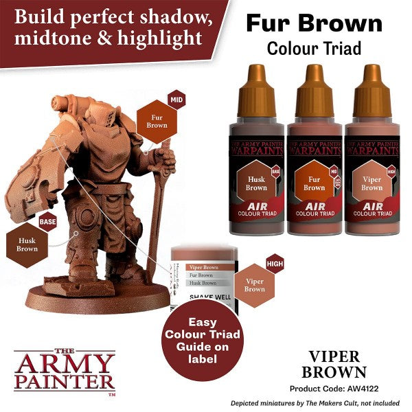 The Army Painter Warpaints Air Viper Brown AW4122