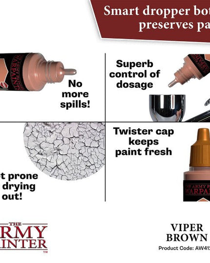 The Army Painter Warpaints Air Viper Brown AW4122