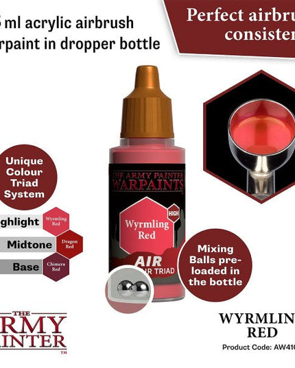 The Army Painter Warpaints Air Wyrmling Red AW4105