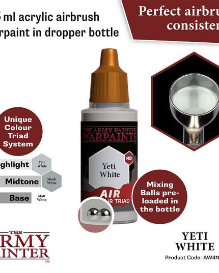 The Army Painter Warpaints Air Yeti White AW4102