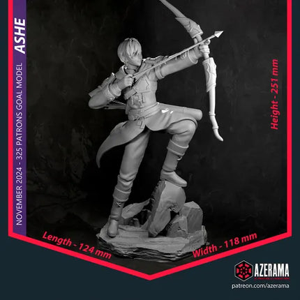 Ashe Statue fanart from Fire Emblem