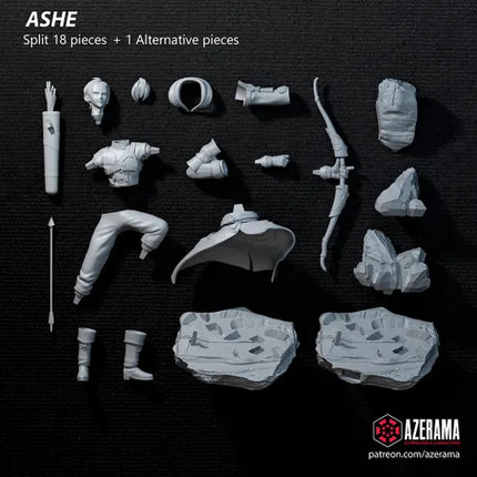 Ashe Statue fanart from Fire Emblem
