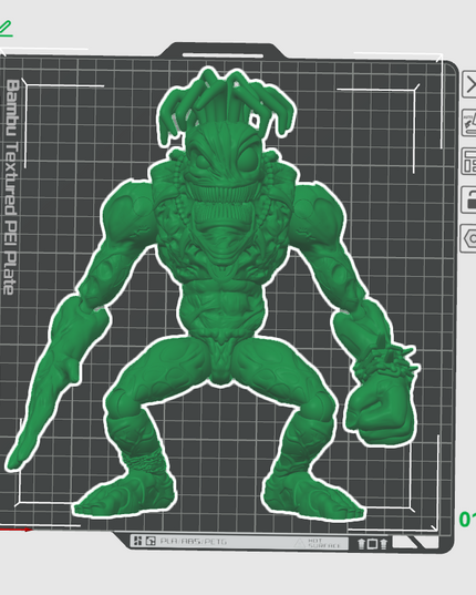 Small Soldiers Insaniac / PLA 3D PRINTED