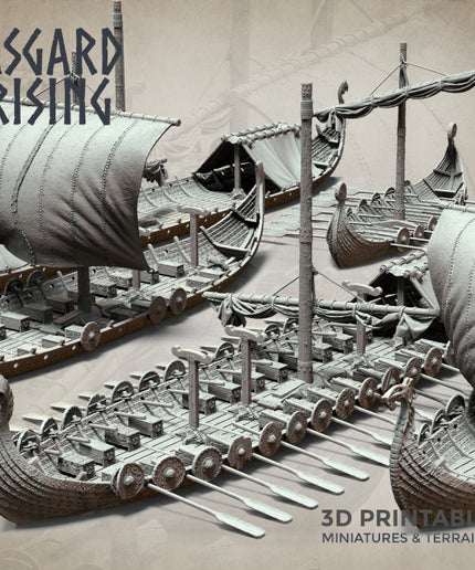 Drakkars - Long Boats