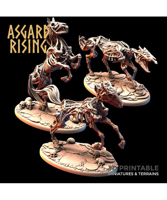 Druagr Skeleton Horses