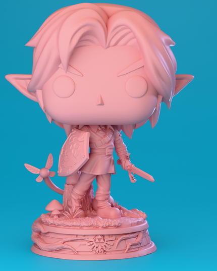 THE LEGEND OF ZELDA LINK / FUNKO / UNPAINTED