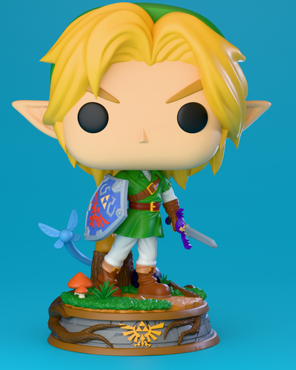 THE LEGEND OF ZELDA LINK / FUNKO / UNPAINTED