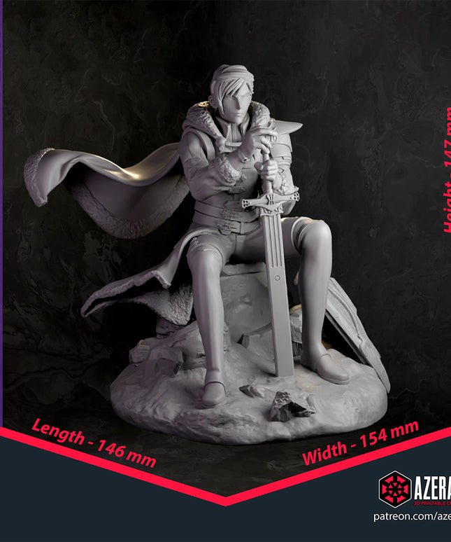 Felix Statue fanart from Fire Emblem