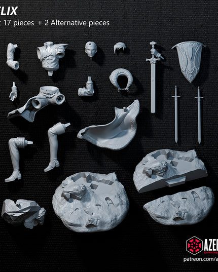 Felix Statue fanart from Fire Emblem