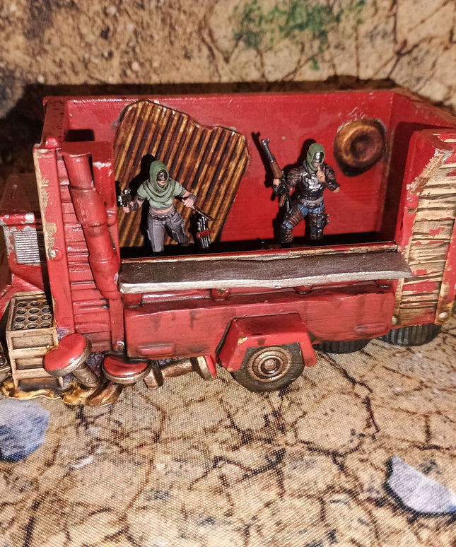 Wasteland Theme Park - Prize Shot, Whirly Ride, Food Cart