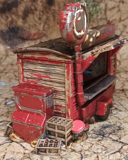 Wasteland Theme Park - Prize Shot, Whirly Ride, Food Cart