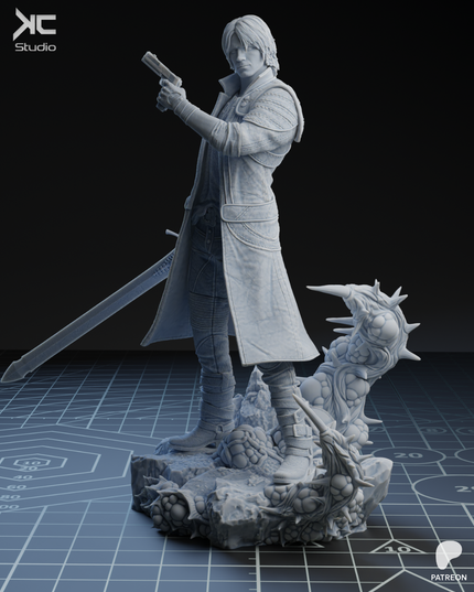 Devil May Cry Dante Statue KcStudios