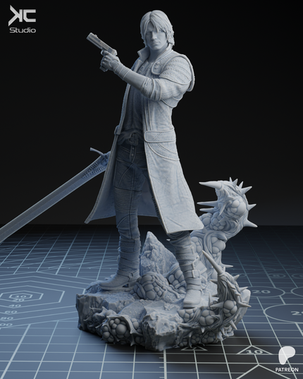Devil May Cry Dante Statue KcStudios