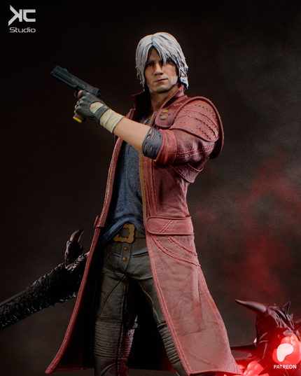 Devil May Cry Dante Statue KcStudios