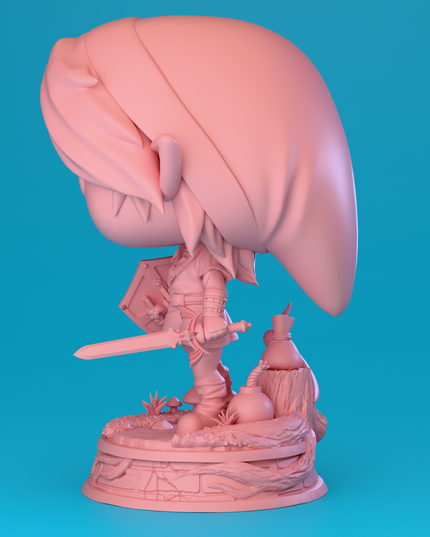 THE LEGEND OF ZELDA LINK / FUNKO / UNPAINTED
