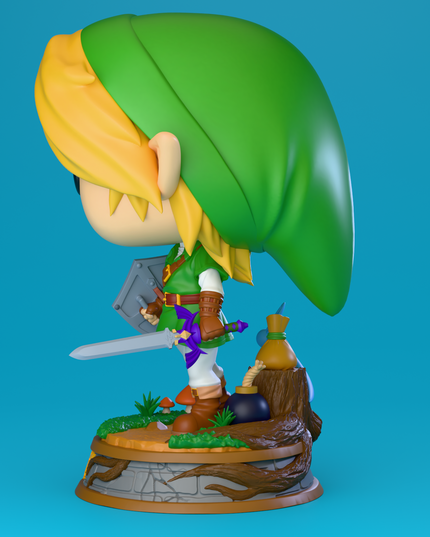 THE LEGEND OF ZELDA LINK / FUNKO / UNPAINTED