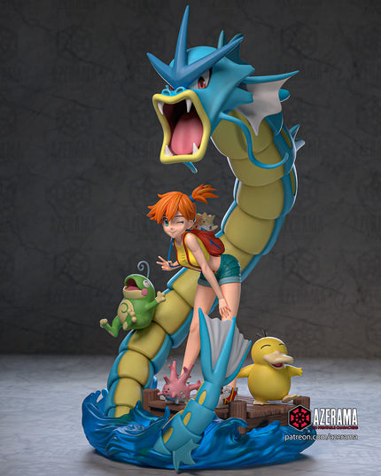 POKEMON MISTY 28CM 18 PARTS + 10 ALTERNATIVE PARTS