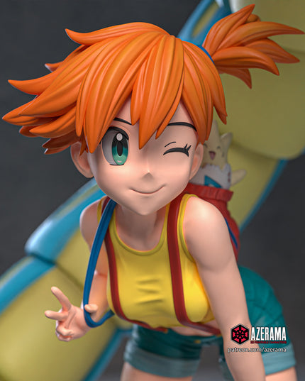 POKEMON MISTY 28CM 18 PARTS + 10 ALTERNATIVE PARTS