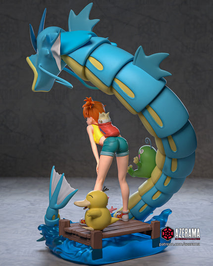 POKEMON MISTY 28CM 18 PARTS + 10 ALTERNATIVE PARTS