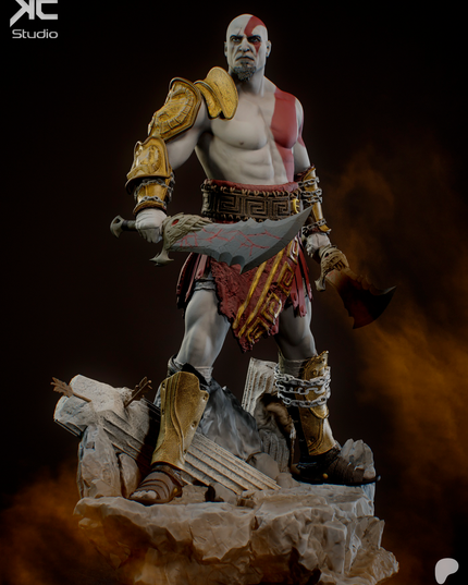 GOD OF WAR 3 KRATOS STATUE OR BUST