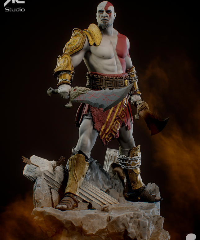 GOD OF WAR 3 KRATOS STATUE OR BUST