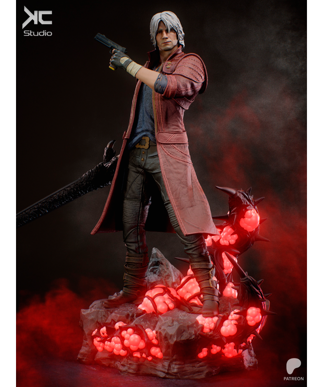 Devil May Cry Dante Statue KcStudios