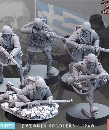 Evzones Soldiers - 1940