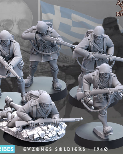 Evzones Soldiers - 1940