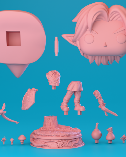 THE LEGEND OF ZELDA LINK / FUNKO / UNPAINTED