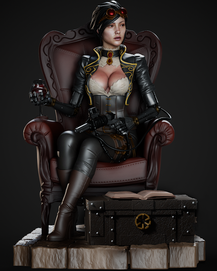 CA 3D Studios – Lady Mechanika Statue Multiparts 1/6