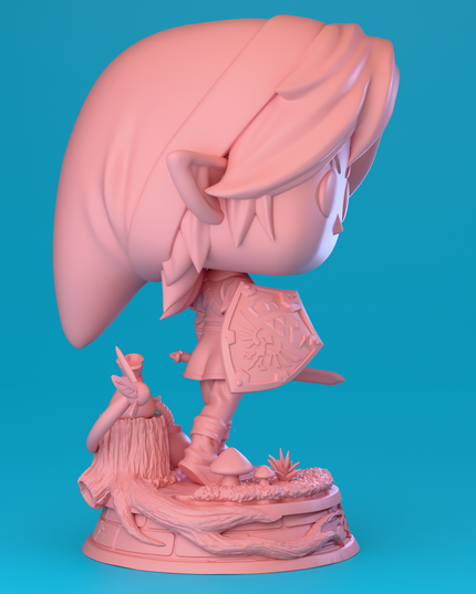 THE LEGEND OF ZELDA LINK / FUNKO / UNPAINTED