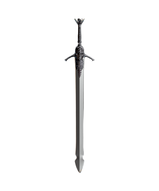 Devil May Cey 167cm Rebellion Sword (FDM Printed) Silver and Black