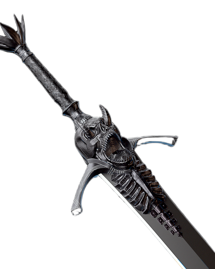 Devil May Cey 167cm Rebellion Sword (FDM Printed) Silver and Black