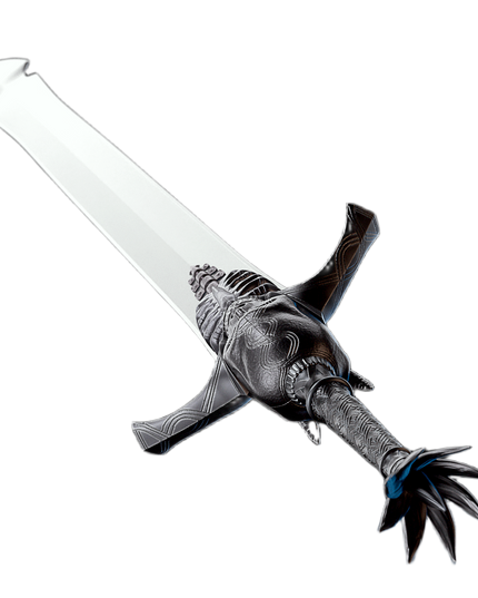 Devil May Cey 167cm Rebellion Sword (FDM Printed) Silver and Black