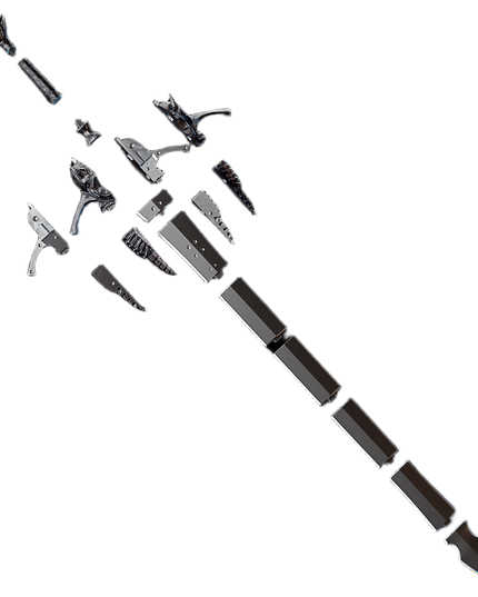 Devil May Cey 167cm Rebellion Sword (FDM Printed) Silver and Black