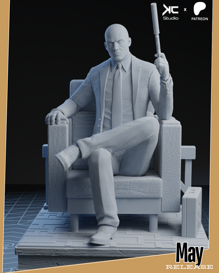 Agent 47 – Hitman Statue