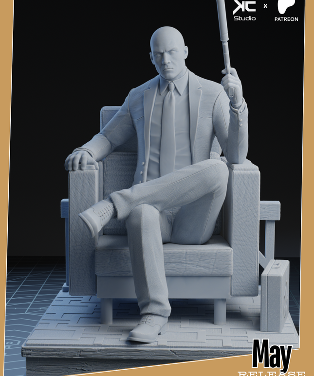 Agent 47 – Hitman Statue
