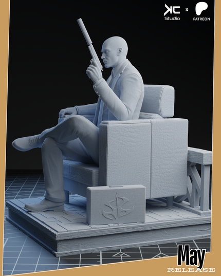 Agent 47 – Hitman Statue