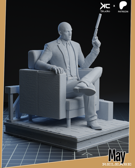 Agent 47 – Hitman Statue